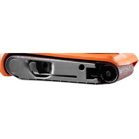 Lijadora de banda de velocidad variable para trabajo pesado de 6,5 A con cable, 3 pulg. de ancho x 18 pulg. de largo, con tecnología AIRGUARD