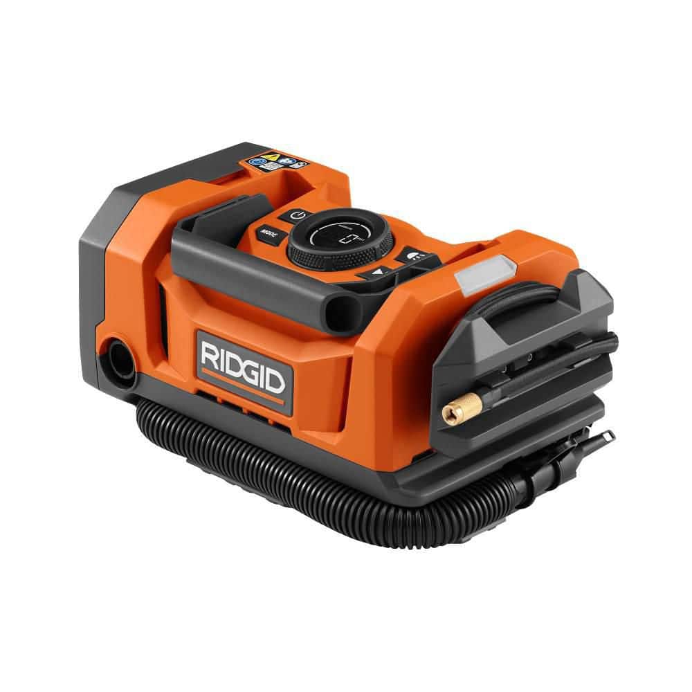18V Dual Function Cordless Inflator (Tool Only) with Valve Adaptor