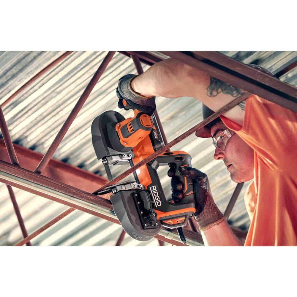 Kit de sierra de cinta compacta inalámbrica de 18 V con (1) batería de 4,0 Ah y cargador