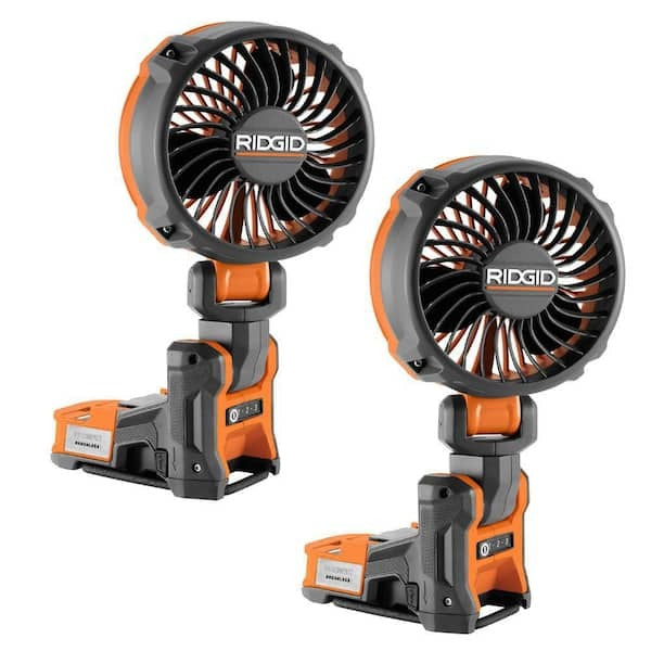 18V SubCompact Brushless Cordless Magnetic Clamp Fan 2-Pack (Tool