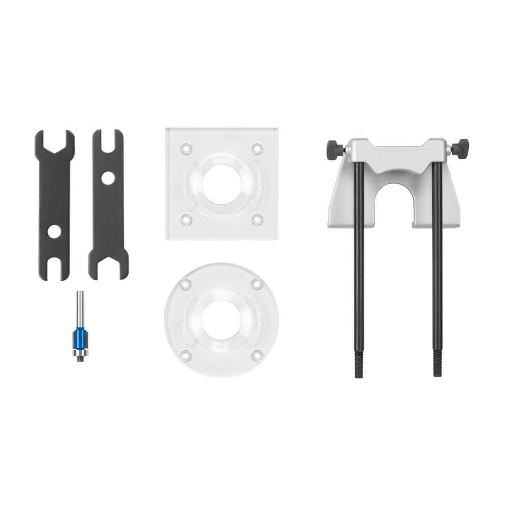 Fresadora de base fija con cable de 5,5 A y lijadora de hoja de 1/4 con cable de 2,4 A