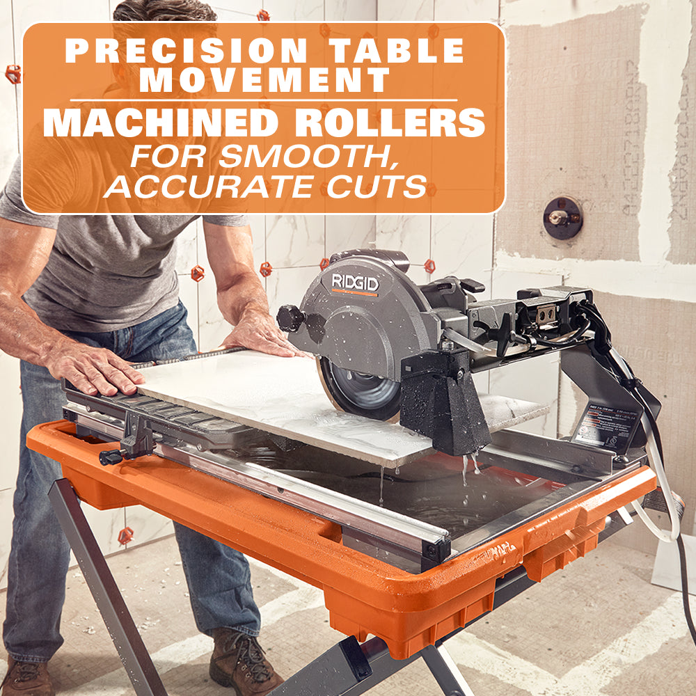 9 Amp 7 in. Corded Wet Tile Saw with Stand