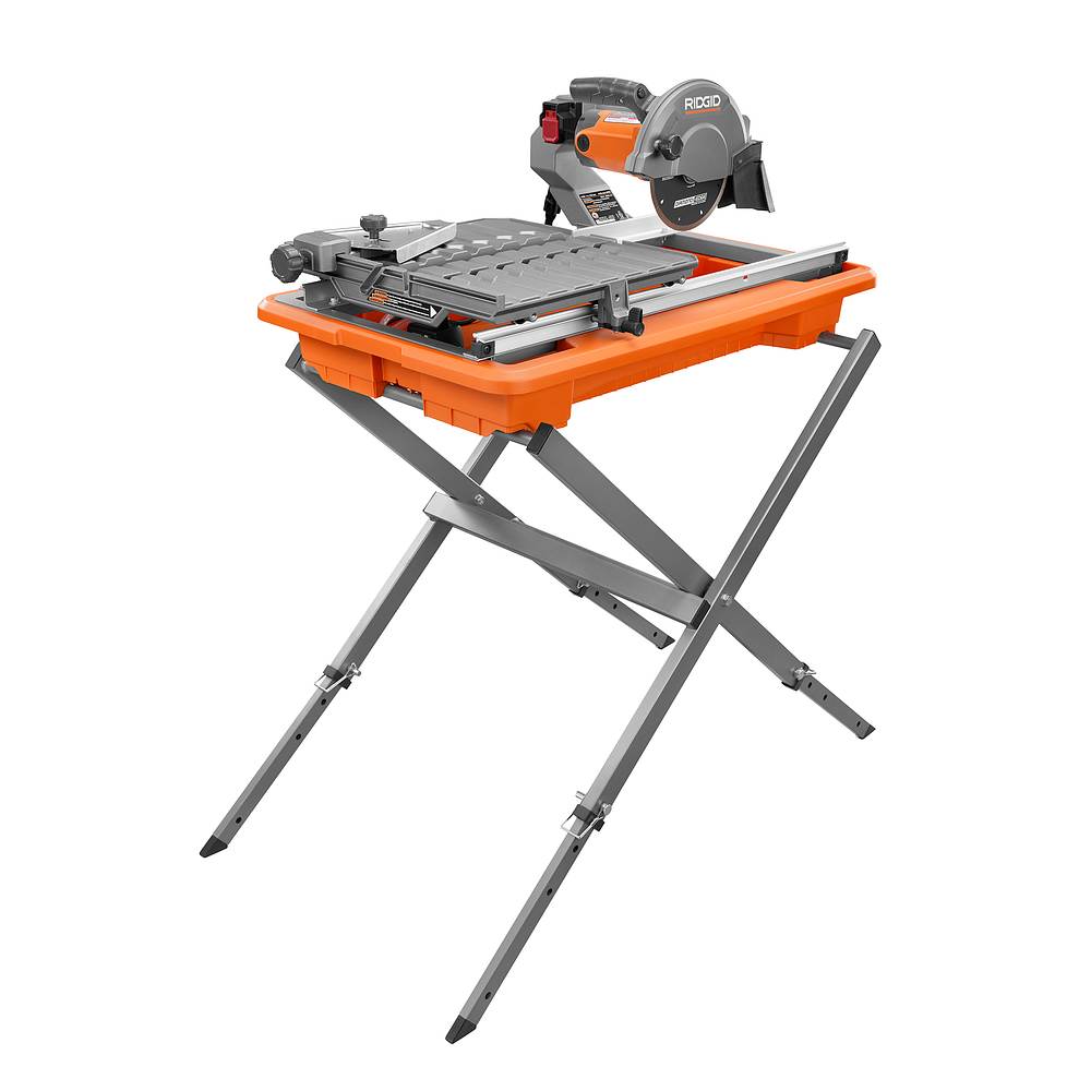 9 Amp 7 in. Corded Wet Tile Saw with Stand