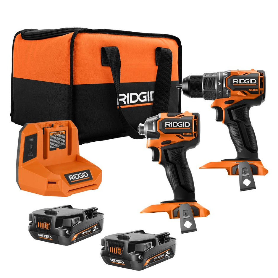Kit combinado de 2 herramientas sin escobillas subcompactas NUKE de 18 V
