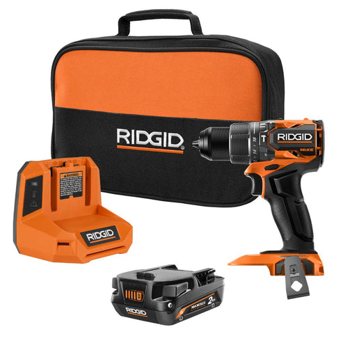 RIDGID NUKE Subcompact Brushless 1/2 inch Hammer Drill Kit