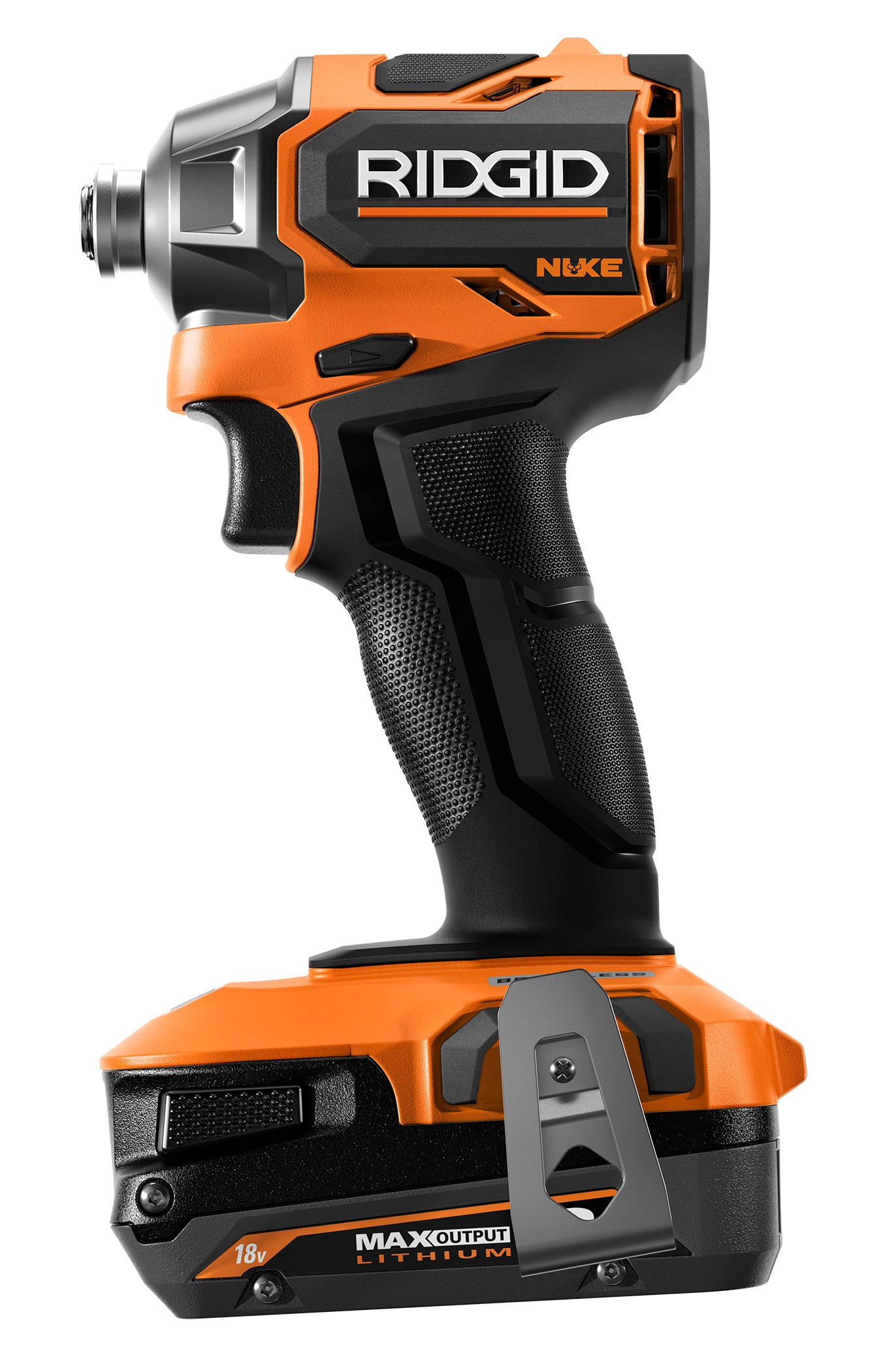 Kit de taladro de impacto subcompacto sin escobillas de 1/4" NUKE de 18V