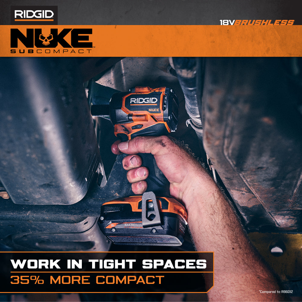 18V NUKE SubCompact Brushless 3/8" Impact Wrench