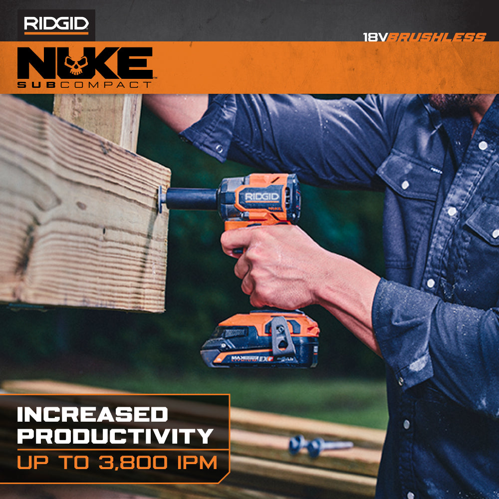 18V NUKE SubCompact Brushless 3/8" Impact Wrench