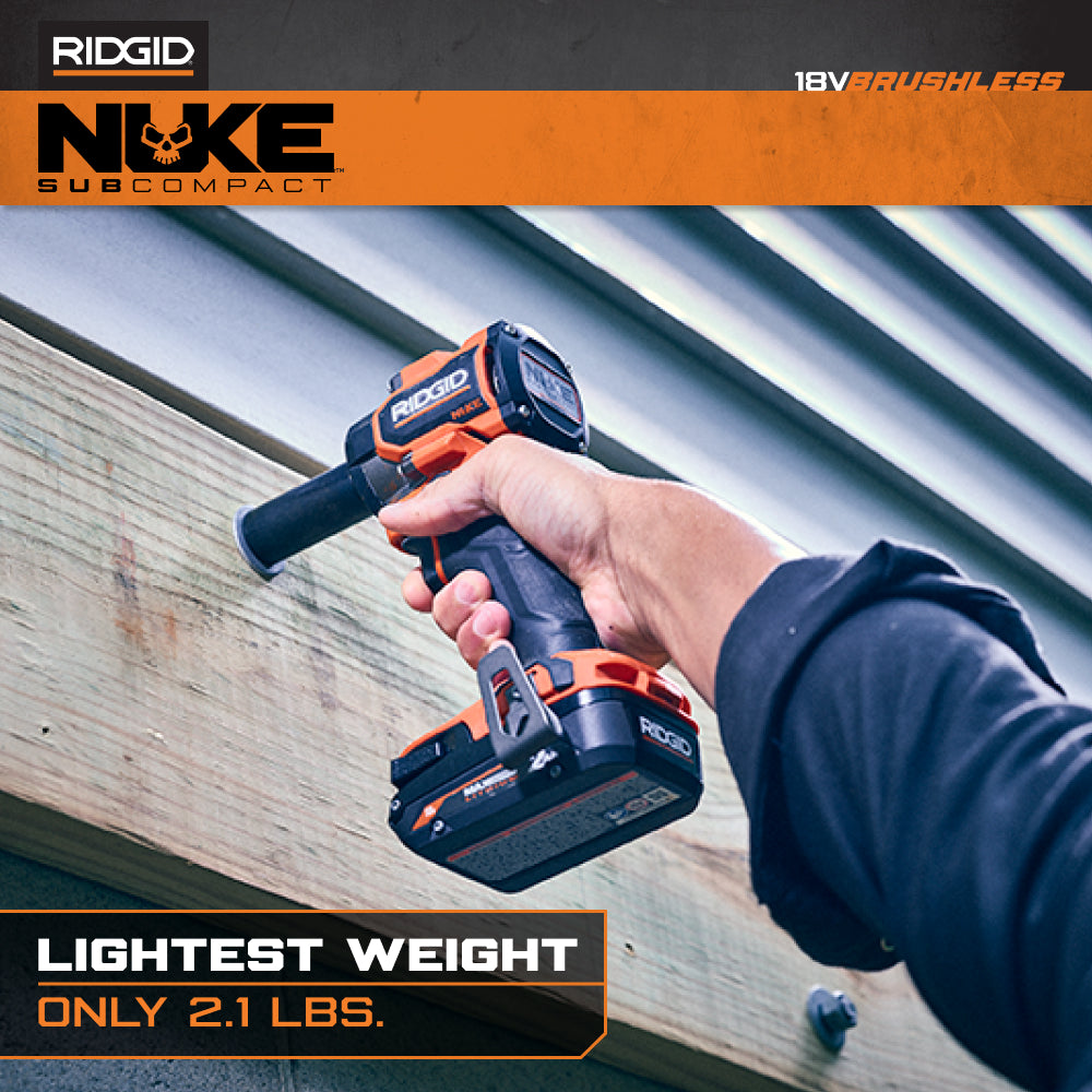 18V NUKE SubCompact Brushless 3/8" Impact Wrench