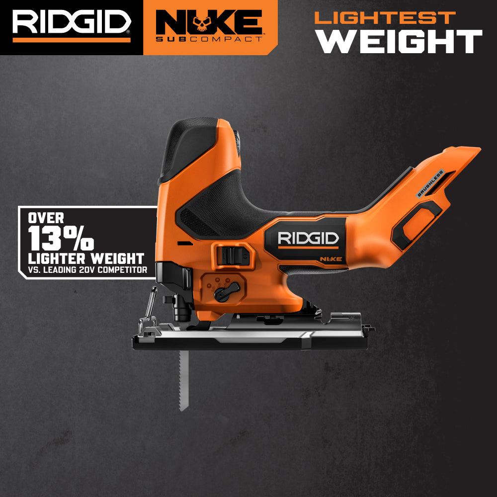 18V NUKE SubCompact Brushless Barrel Grip Jig Saw