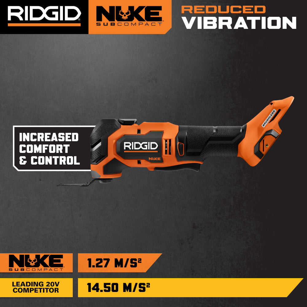 18V NUKE SubCompact Brushless Oscillating Multi-Tool