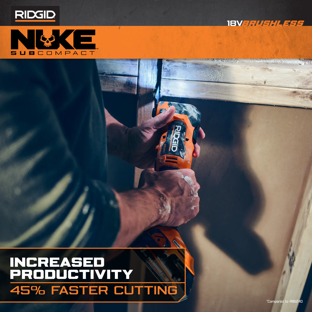 18V NUKE SubCompact Brushless Oscillating Multi-Tool