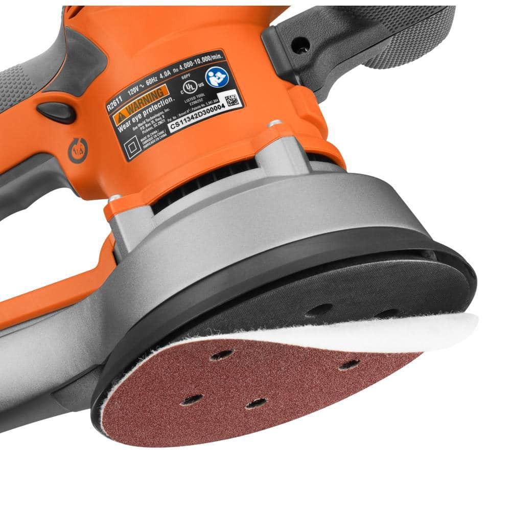 4 Amp Corded 6 in. Variable-Speed Dual Random Orbital Sander with AIRGUARD Technology