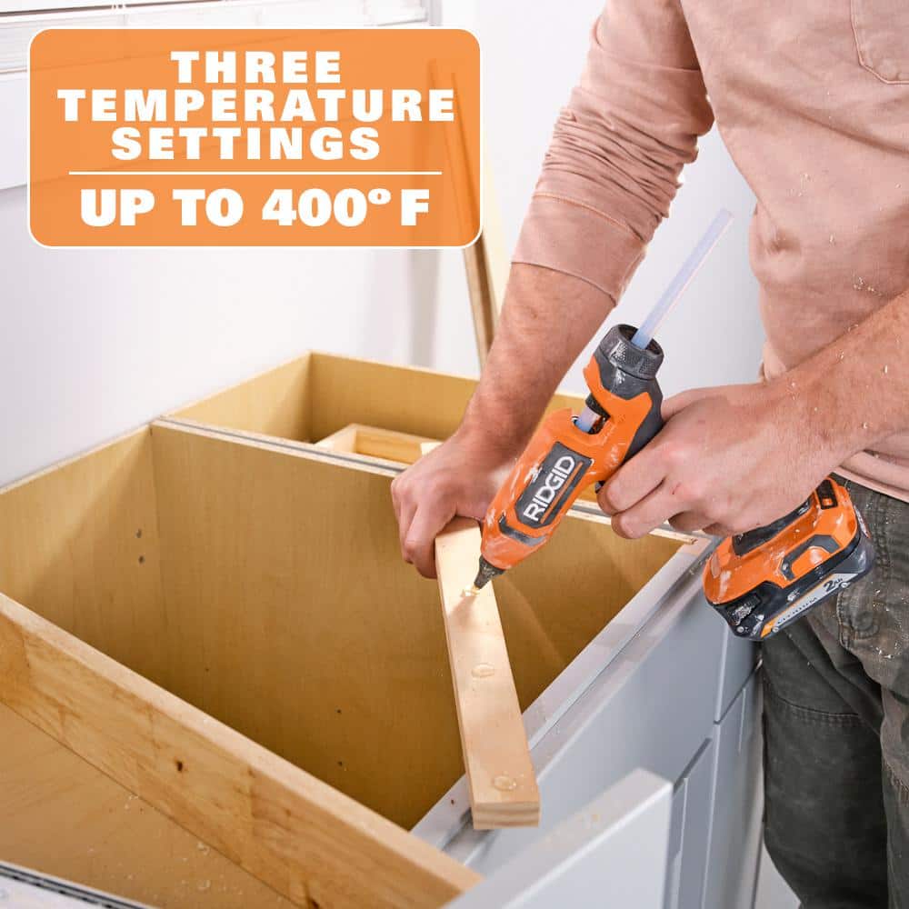 18V Cordless Full-Size Professional High-Temp Glue Gun (Tool Only)