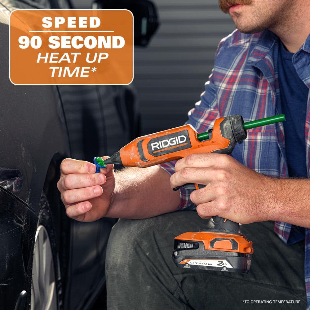 18V Cordless Full-Size Professional High-Temp Glue Gun (Tool Only)
