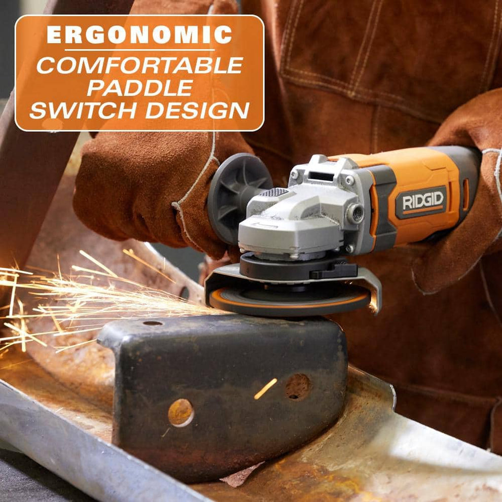 18V Cordless 4-1/2 in. Angle Grinder (Tool Only) – RIDGID