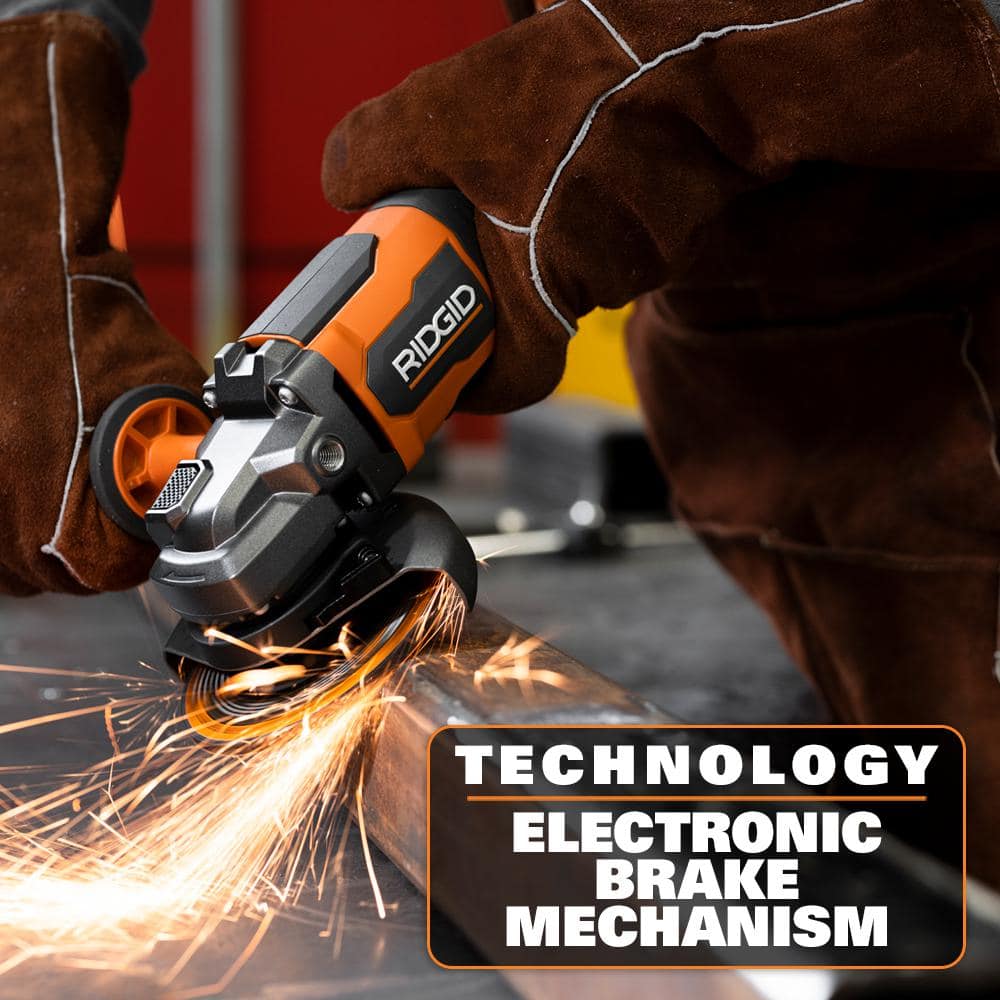 18V Brushless Cordless 4-1/2 in. Angle Grinder Kit with 4.0 Ah Battery and Charger