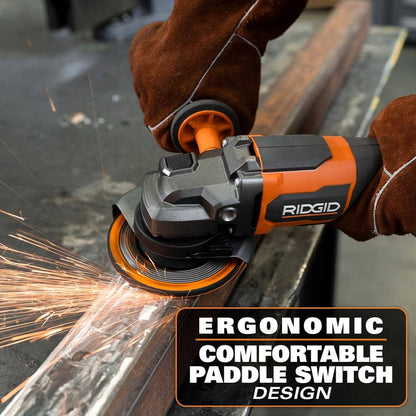 18V Brushless Cordless 4-1/2 in. Angle Grinder Kit with 4.0 Ah Battery and Charger