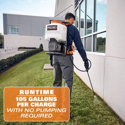 18-Volt Cordless Battery 4 Gal. Backpack Chemical Sprayer with 2.0 Battery and Charger