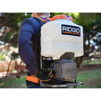 18-Volt Cordless Battery 4 Gal. Backpack Chemical Sprayer with 2.0 Battery and Charger