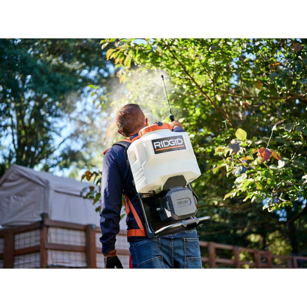 18-Volt Cordless Battery 4 Gal. Backpack Chemical Sprayer with 2.0 Battery and Charger