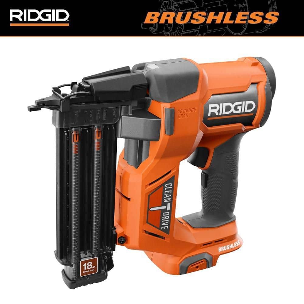 18V Brushless Cordless 18-Gauge 2-1/8 Brad Nailer (Tool Only
