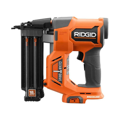 Clavadora inalámbrica sin escobillas de 18 V, calibre 18, 2-1/8 pulg., con tecnología CLEAN DRIVE, batería de 2.0 Ah y cargador