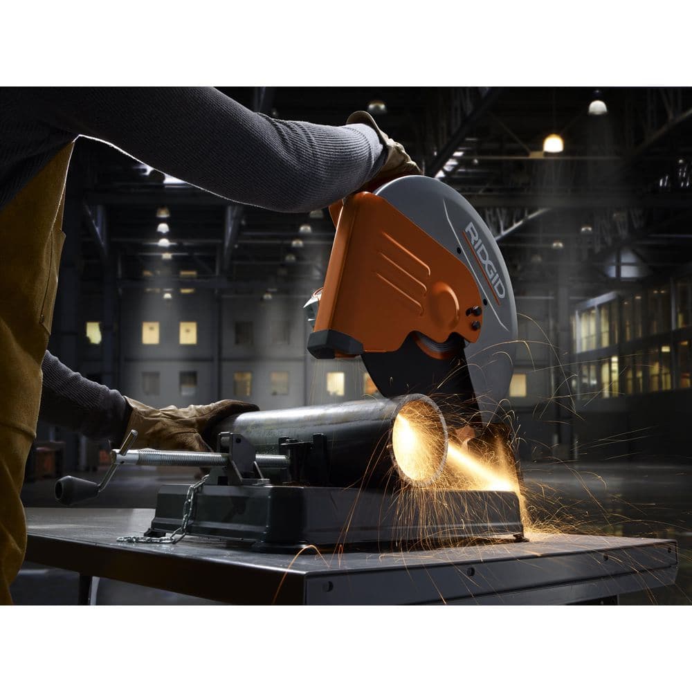 15 Amp 14 in. Abrasive Cut-Off Saw – RIDGID