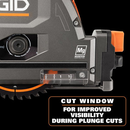 18V Brushless Cordless 6-1/2 in. Track Saw (Tool Only)