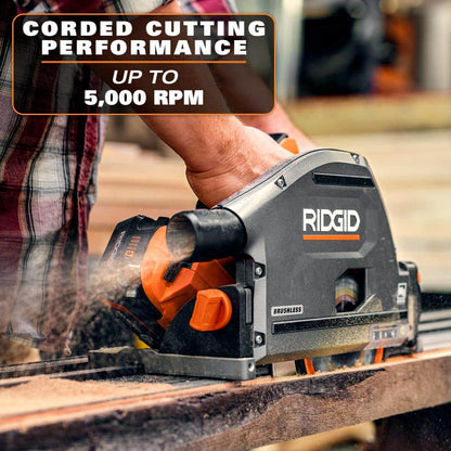 18V Brushless Cordless 6-1/2 in. Track Saw (Tool Only)