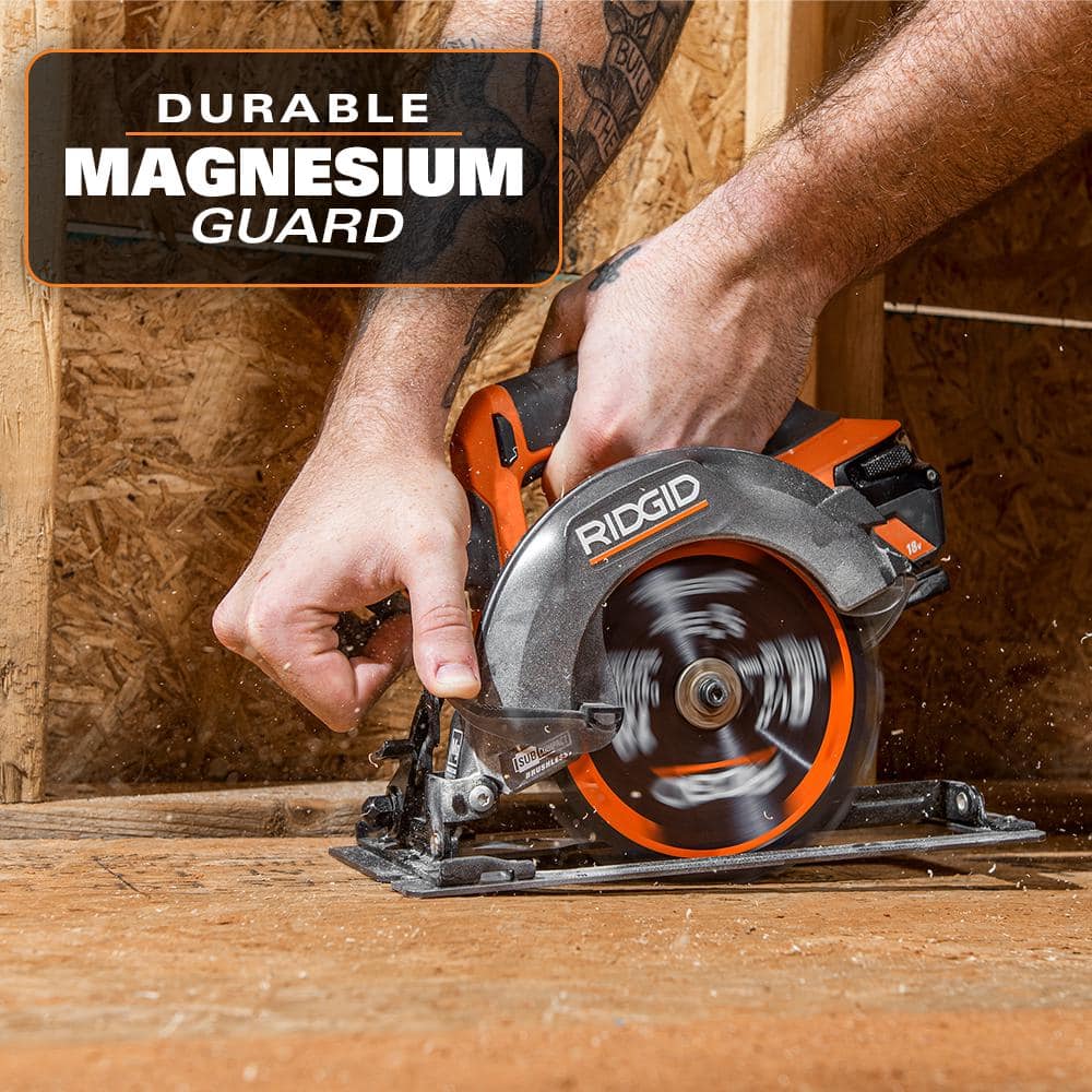18V SubCompact Brushless Cordless 6-1/2 in. Circular Saw Kit with