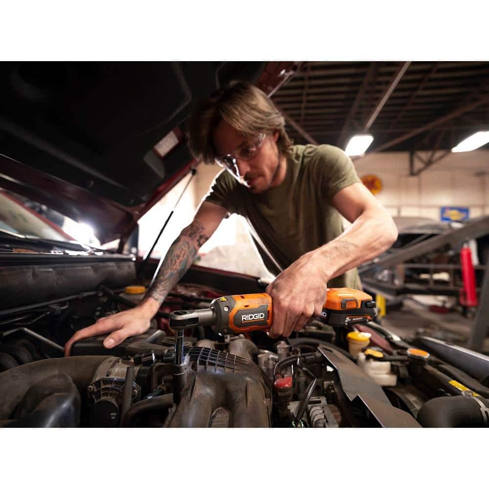 18V Brushless Cordless 1/4 in. Ratchet Kit with 2.0 Ah Battery and Charger