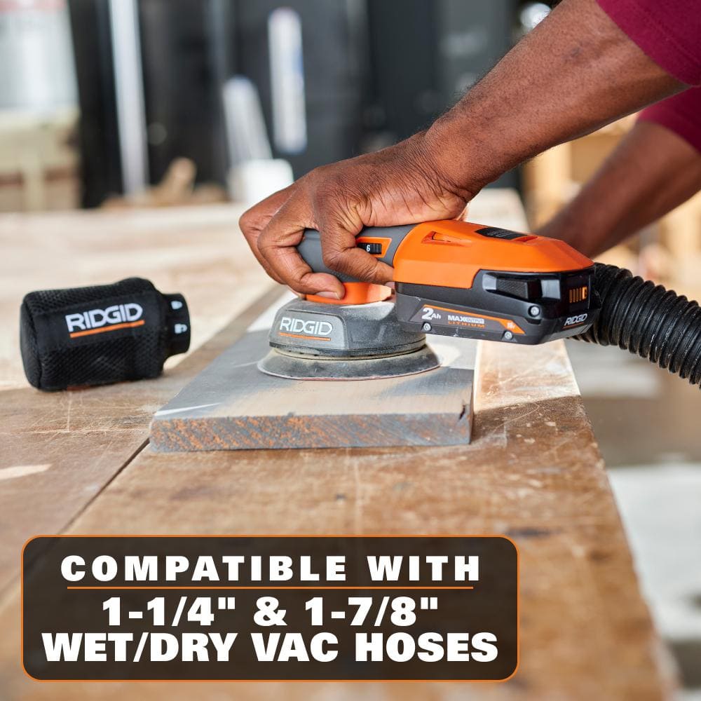18V SubCompact Brushless Random Orbit Sander (Tool Only) – RIDGID