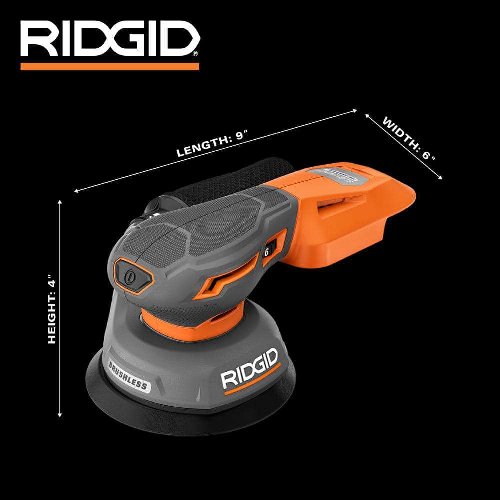 18V SubCompact Brushless Random Orbit Sander (Tool Only)