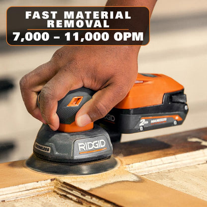 18V SubCompact Brushless Random Orbit Sander (Tool Only)