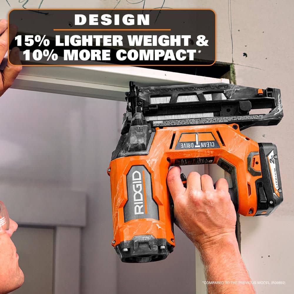 18V Brushless Cordless 16-Gauge 2-1/2 in. Straight Finish Nailer