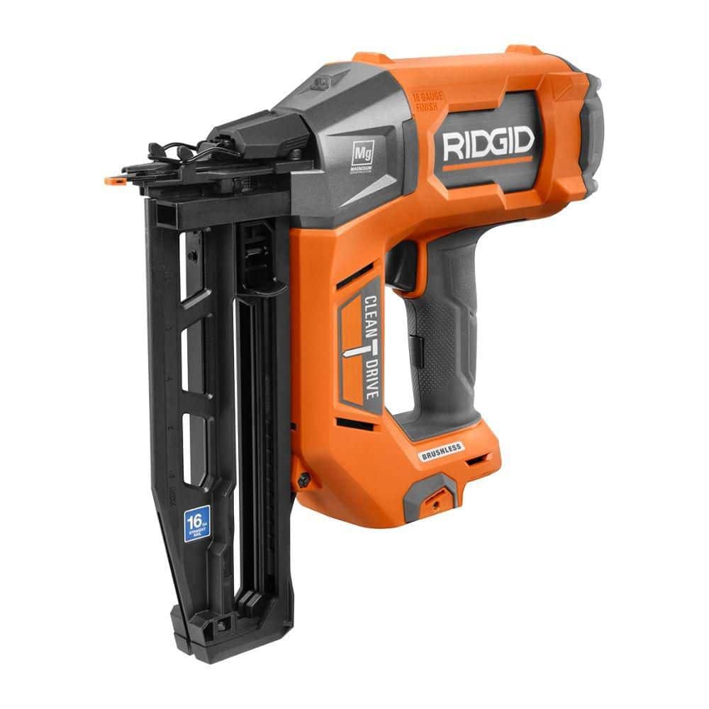 18V Brushless Cordless 16-Gauge 2-1/2 in. Straight Finish Nailer (Tool only)