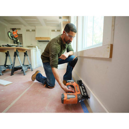 18V Brushless Cordless 16-Gauge 2-1/2 in. Straight Finish Nailer Kit with 2.0 Ah Battery and Charger