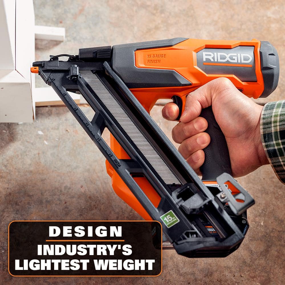 18V Brushless Cordless 15-Gauge Angled Finish Nailer (Tool Only