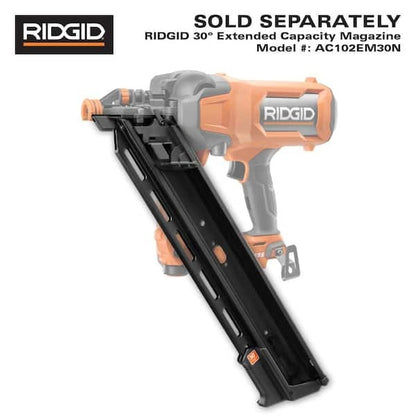 18V Brushless Cordless 30° 3-1/2 in. Framing Nailer (Tool Only)