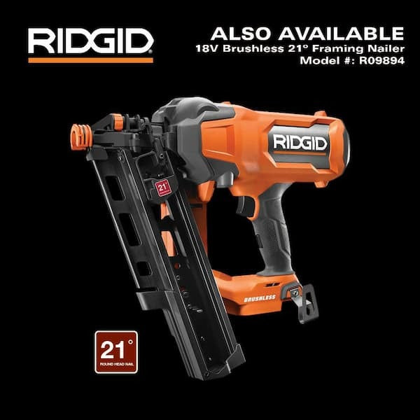 18V Brushless Cordless 30° 3-1/2 in. Framing Nailer (Tool Only)