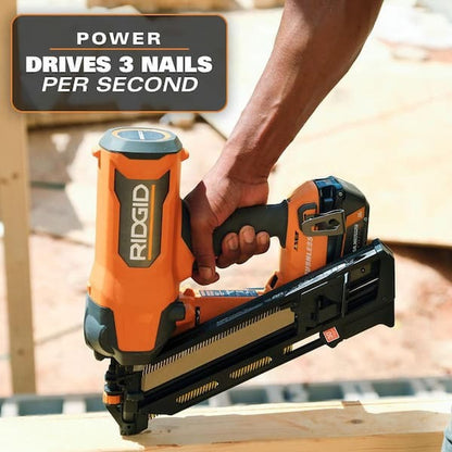 18V Brushless Cordless 30° 3-1/2 in. Framing Nailer (Tool Only)