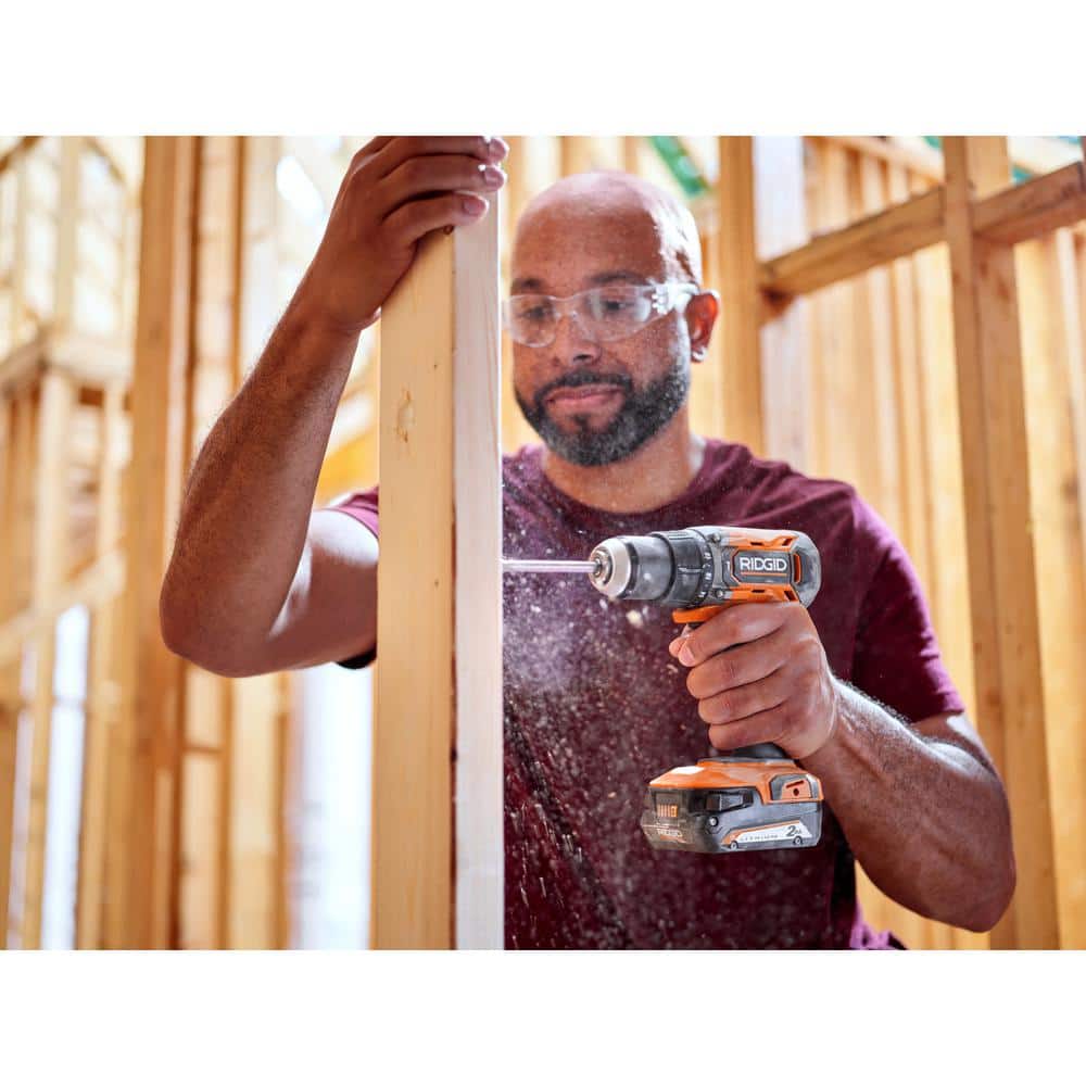 18V Cordless 1/2 in. Hammer Drill/Driver Kit with 2.0 Ah Battery