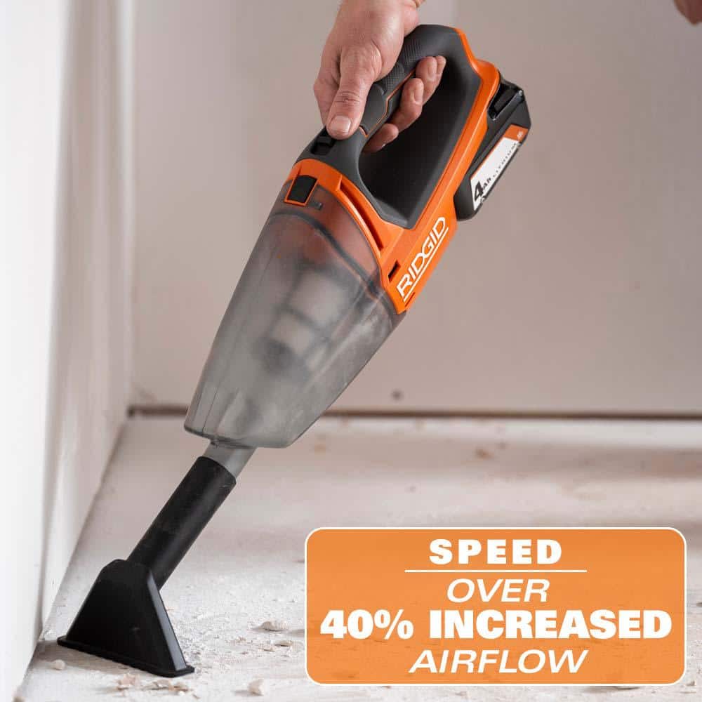 18V Cordless Hand Vacuum Kit with 2.0 Ah Battery and Charger