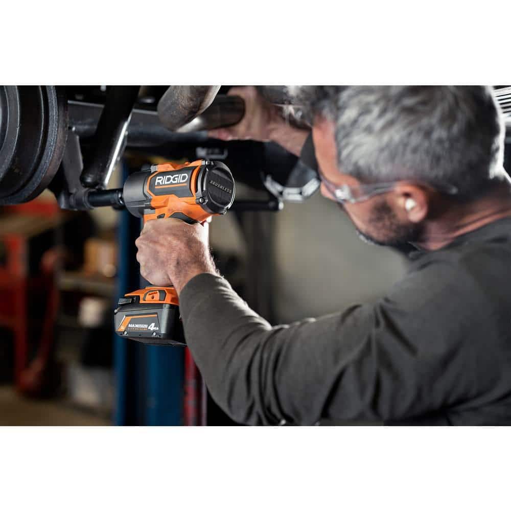 18V Brushless Cordless 4-Mode 1/2 in. High-Torque Impact Wrench (Tool Only)