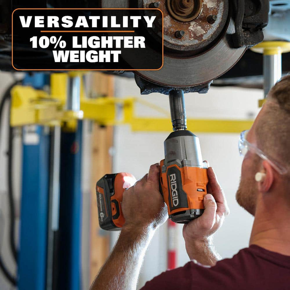 18V Brushless Cordless 4-Mode 1/2 in. High-Torque Impact Wrench Kit wi ...