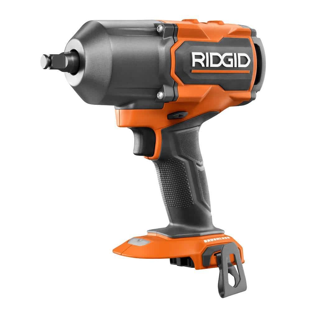 18V Brushless Cordless 4-Mode 1/2 in. High-Torque Impact Wrench Kit wi ...