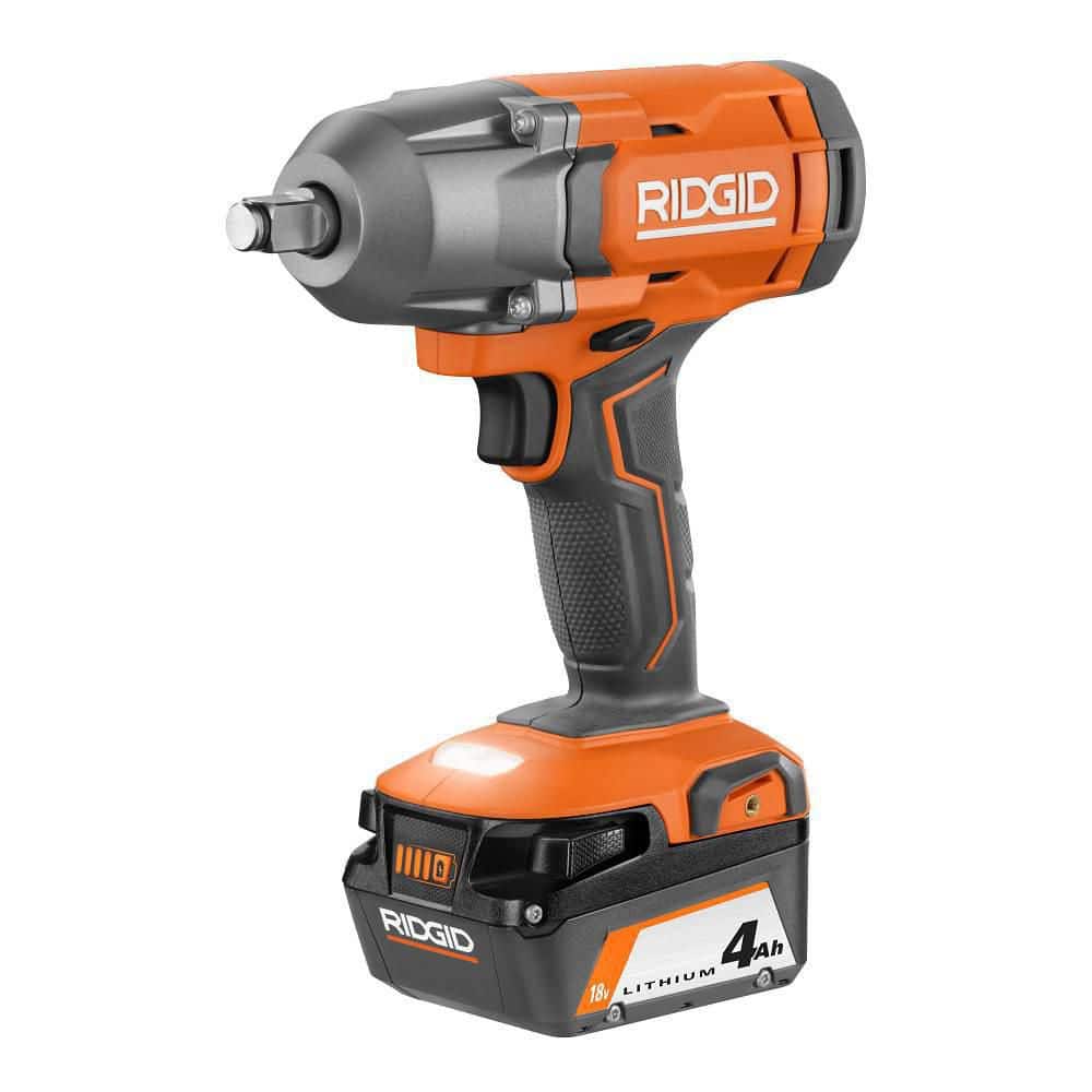 18V Cordless 1/2 in. Impact Wrench Kit with 4.0 Ah Battery and Charger
