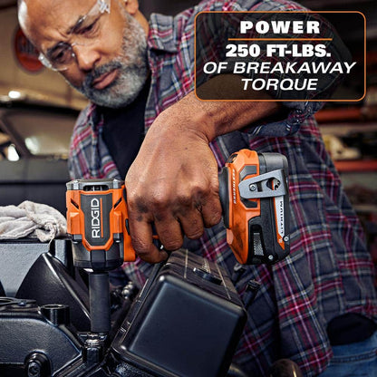 18V SubCompact Brushless Cordless 3/8 in. Impact Wrench Kit with 2.0 Ah Battery, Charger, and Bag