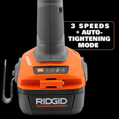 18V SubCompact Brushless Cordless 3/8 in. Impact Wrench Kit with 2.0 Ah Battery, Charger, and Bag
